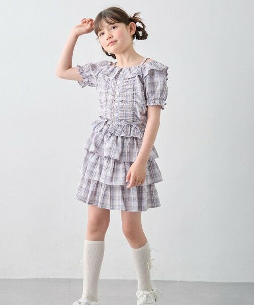 ANY / エニィ シャツ・ブラウス | 【洗濯機可能】2WAY チェックブラウス | 詳細9