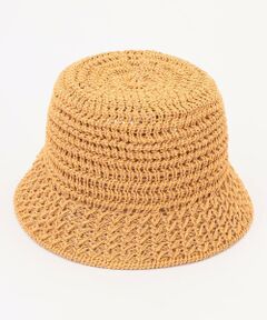 ANY / エニィ ハット | フェイクラフィアニットバケット