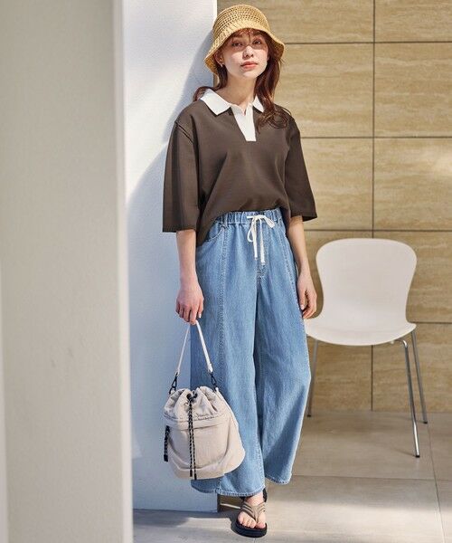 ANY / エニィ ハット | フェイクラフィアニットバケット | 詳細6