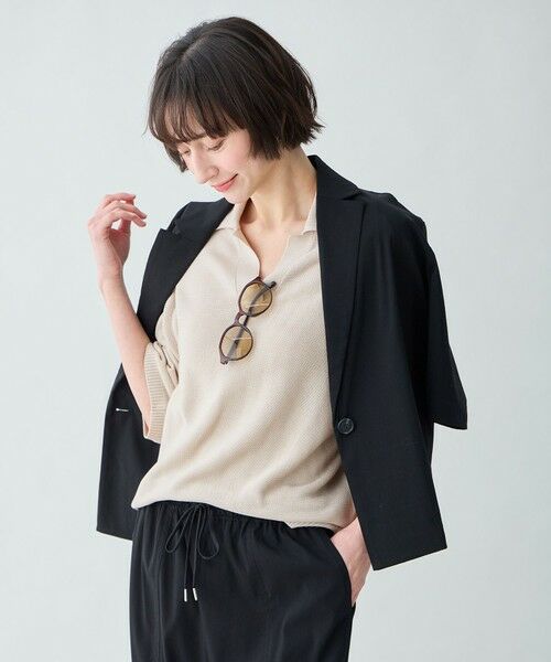 ANY / エニィ テーラードジャケット | 7daysデイリーリラックスジャケット（ブラック）