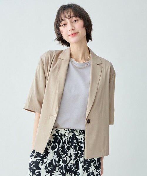 ANY / エニィ テーラードジャケット | 7daysデイリーリラックスジャケット（ベージュ）