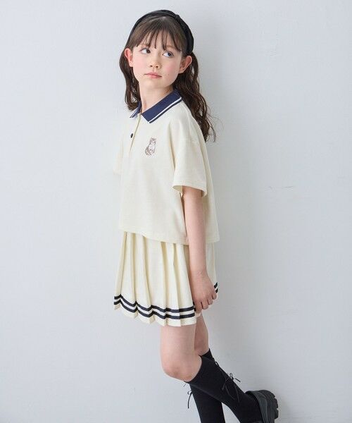 ANY / エニィ ポロシャツ | 【洗濯機可能/吸汗速乾】ドライタッチ ショート丈ポロシャツ | 詳細2