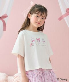 ANY / エニィ カットソー | 【ディズニー/マリー】ショート丈 半袖Tシャツ