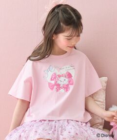 ANY / エニィ カットソー | 【ディズニー/マリー】ショート丈 半袖Tシャツ