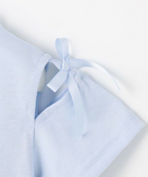 ANY / エニィ カットソー | 【洗濯機可能】肩あき ロゴ刺繍Tシャツ | 詳細17