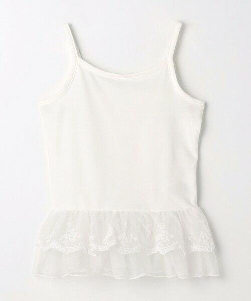 ANY / エニィ キャミソール・チューブトップ | 【洗濯機可能/吸汗速乾】裾レース ドライタッチ キャミソール | 詳細5
