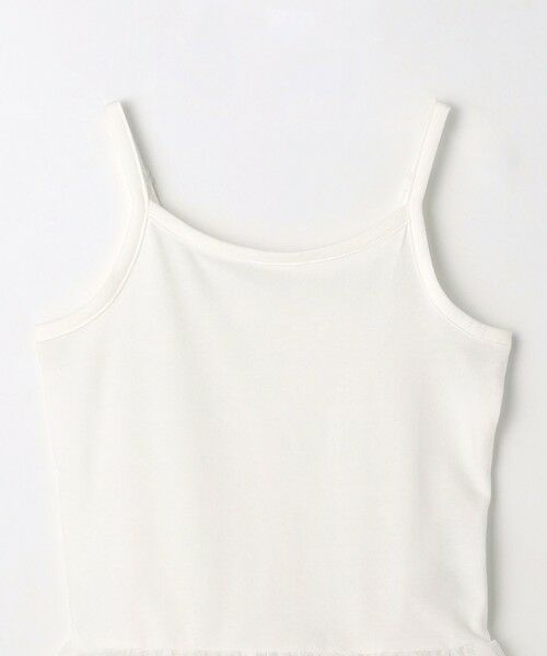 ANY / エニィ キャミソール・チューブトップ | 【洗濯機可能/吸汗速乾】裾レース ドライタッチ キャミソール | 詳細7