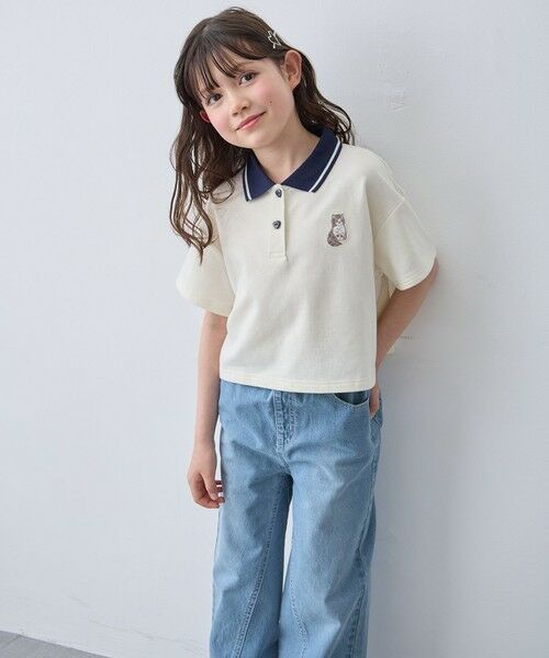 ANY / エニィ ポロシャツ | 【洗濯機可能/吸汗速乾】ドライタッチ ショート丈ポロシャツ | 詳細4