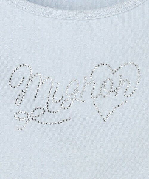 ANY / エニィ カットソー | 【綿100%】肩リボン×ラインストーンロゴ 半袖Tシャツ | 詳細18
