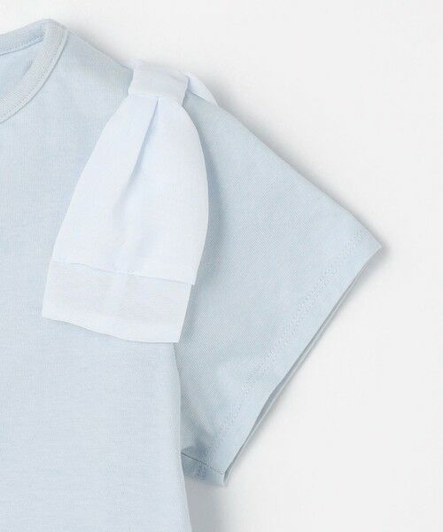 ANY / エニィ カットソー | 【綿100%】肩リボン×ラインストーンロゴ 半袖Tシャツ | 詳細19