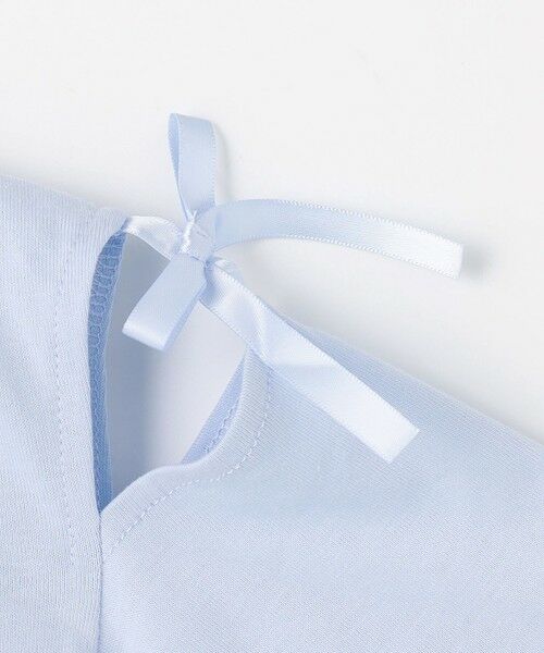 ANY / エニィ カットソー | 【洗濯機可能】肩あき ロゴ刺繍Tシャツ | 詳細17