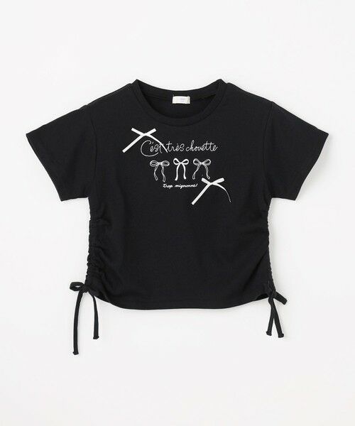 ANY / エニィ カットソー | 【洗濯機可能】ドロスト 裾リボンTシャツ | 詳細5