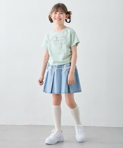 ANY / エニィ カットソー | 【洗濯機可能】ドロスト 裾リボンTシャツ | 詳細10