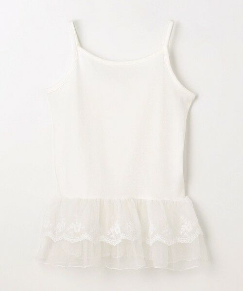 ANY / エニィ キャミソール・チューブトップ | 【洗濯機可能/吸汗速乾】裾レース ドライタッチ キャミソール | 詳細5