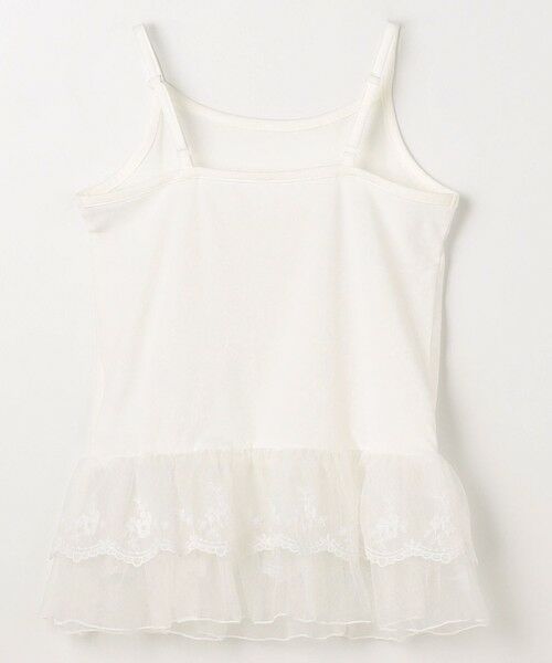 ANY / エニィ キャミソール・チューブトップ | 【洗濯機可能/吸汗速乾】裾レース ドライタッチ キャミソール | 詳細6