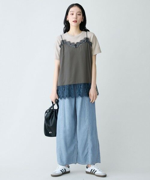 ANY / エニィ キャミソール・チューブトップ | デシンレースキャミソール | 詳細12