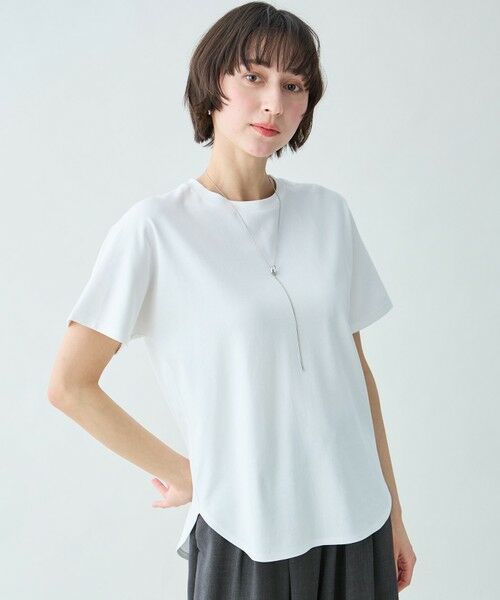 ANY / エニィ カットソー | プレミアムコットンベーシックＴシャツ（オフ）