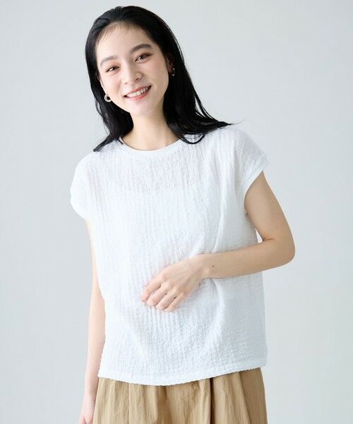 ANY / エニィ カットソー | レースフレンチスリーブプルオーバー | 詳細3