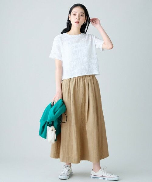 ANY / エニィ カットソー | レースショート丈Tシャツ | 詳細3