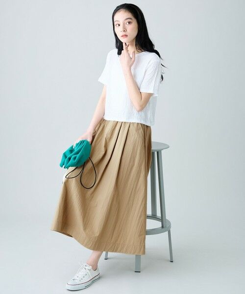 ANY / エニィ カットソー | レースショート丈Tシャツ | 詳細5