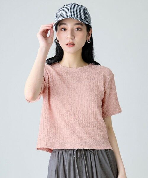 ANY / エニィ カットソー | レースショート丈Tシャツ | 詳細9