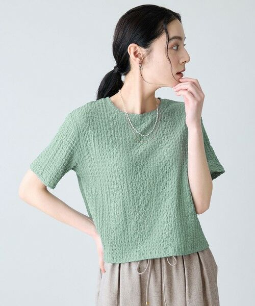 ANY / エニィ カットソー | レースショート丈Tシャツ | 詳細22