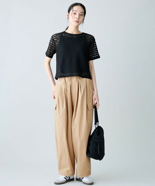 ANY / エニィ カットソー | レースショート丈Tシャツ | 詳細30