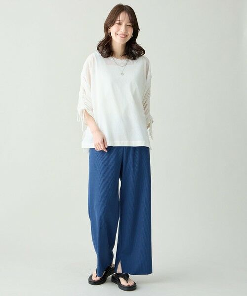 ANY / エニィ ニット・セーター | シアーシャーリングスリーブニット | 詳細2