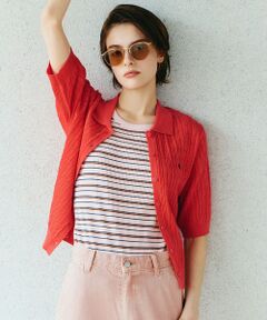 ANY / エニィ ニット・セーター | 【POLO BCS別注】ケーブルニットポロ