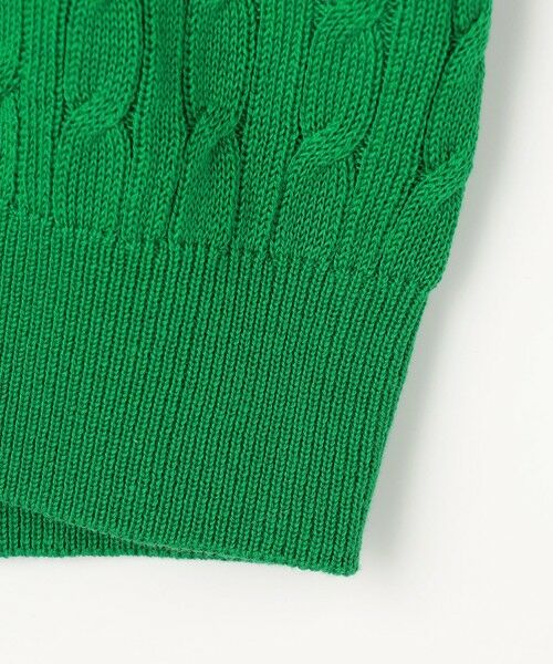 ANY / エニィ ニット・セーター | 【POLO BCS別注】ケーブルニットポロ | 詳細12