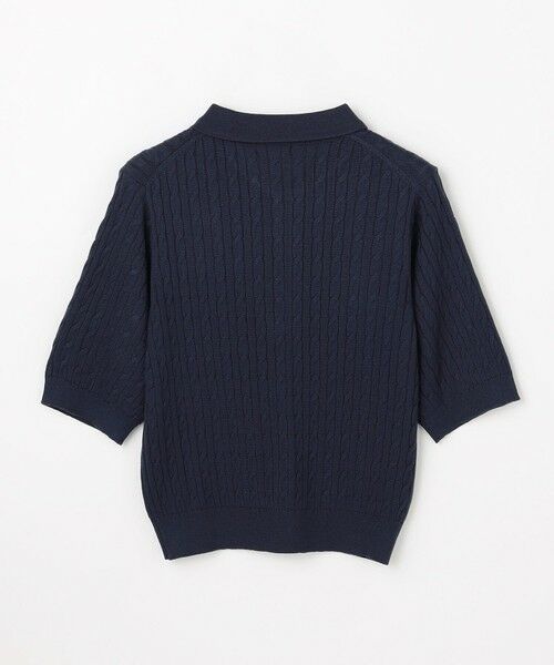ANY / エニィ ニット・セーター | 【POLO BCS別注】ケーブルニットポロ | 詳細10