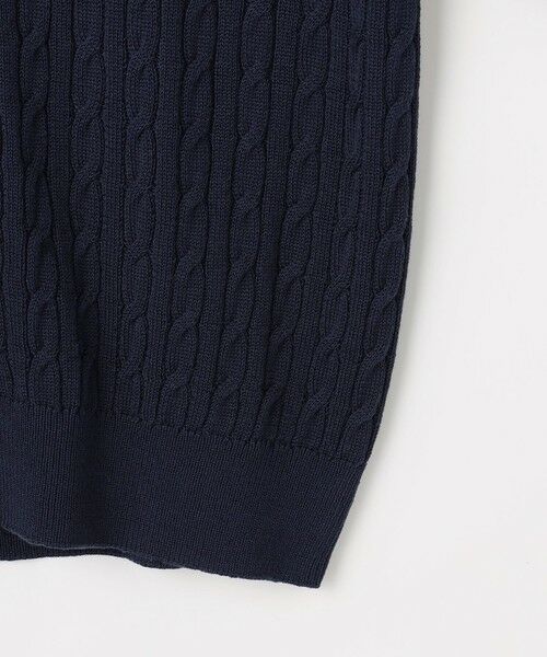 ANY / エニィ ニット・セーター | 【POLO BCS別注】ケーブルニットポロ | 詳細15