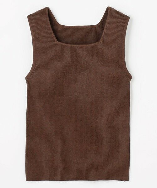 ANY / エニィ ニット・セーター | ニットタンク（ブラウン）