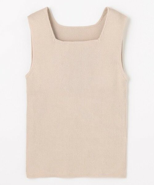 ANY / エニィ ニット・セーター | ニットタンク（サンドベージュ）