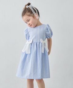 ANY / エニィ ドレス | 【洗濯機可能】サッカー ストライプワンピース