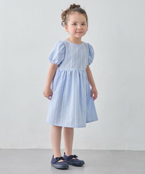 ANY / エニィ ロング・マキシ丈ワンピース | 【洗濯機可能】サッカー ストライプワンピース | 詳細9