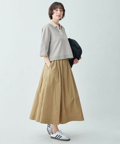 ANY / エニィ セットアップ | 【2SET】バイカラーポロニット×スカートセット | 詳細3