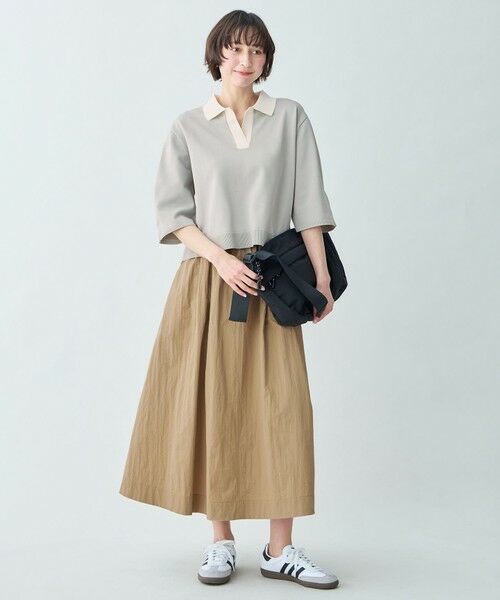 ANY / エニィ セットアップ | 【2SET】バイカラーポロニット×スカートセット | 詳細4