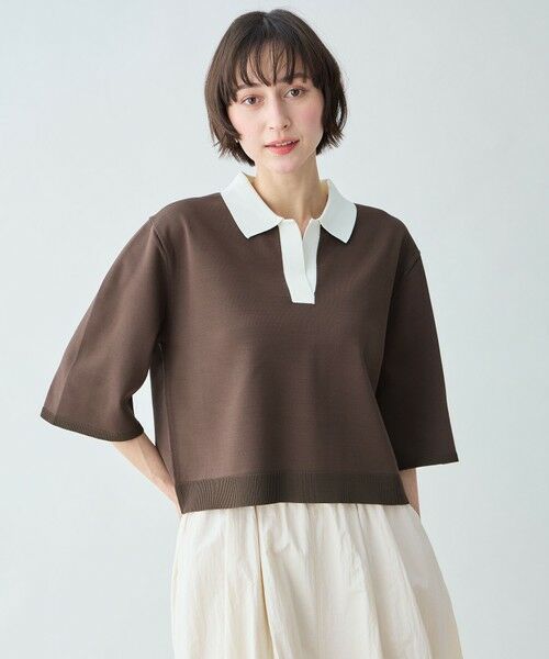 ANY / エニィ セットアップ | 【2SET】バイカラーポロニット×スカートセット | 詳細19