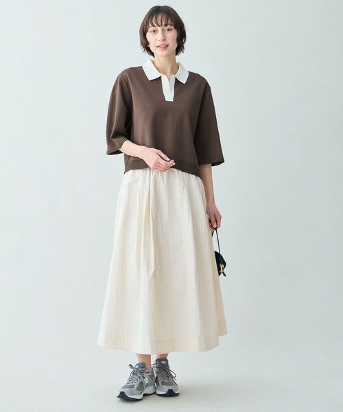ANY / エニィ セットアップ | 【2SET】バイカラーポロニット×スカートセット | 詳細21