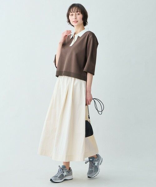 ANY / エニィ セットアップ | 【2SET】バイカラーポロニット×スカートセット | 詳細22