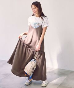 ANY / エニィ ロング・マキシ丈ワンピース | ライトブッチャーキャミワンピース