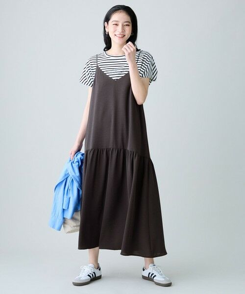 ANY / エニィ ロング・マキシ丈ワンピース | ライトブッチャーキャミワンピース | 詳細2