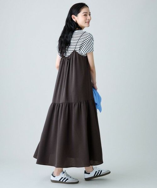 ANY / エニィ ロング・マキシ丈ワンピース | ライトブッチャーキャミワンピース（スレート）