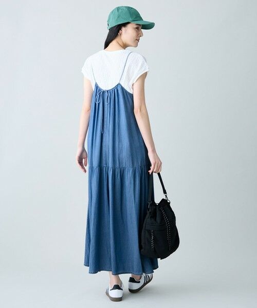 ANY / エニィ ロング・マキシ丈ワンピース | ライトブッチャーキャミワンピース | 詳細13