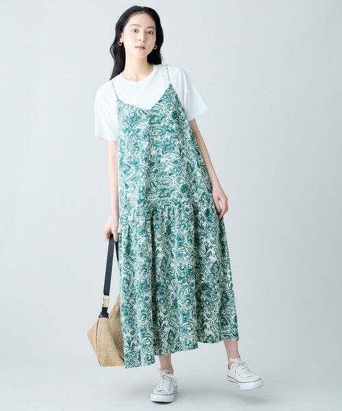 ANY / エニィ ロング・マキシ丈ワンピース | ライトブッチャーキャミワンピース | 詳細15