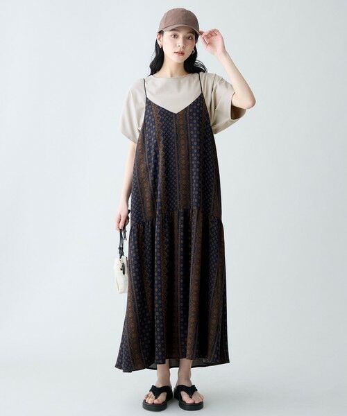 ANY / エニィ ロング・マキシ丈ワンピース | ライトブッチャーキャミワンピース | 詳細20