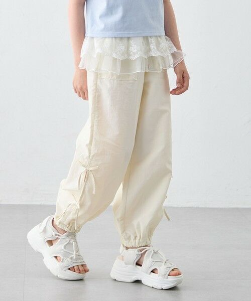 ANY / エニィ カーゴパンツ | 【洗濯機可能/吸汗速乾】ドライタッチ カーゴパンツ（エクリュ）