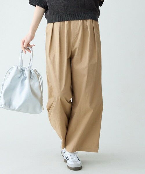 ANY / エニィ その他パンツ | 撥水ナイロンタックパンツ（ベージュ）