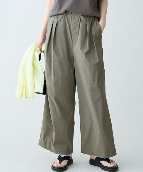 ANY / エニィ その他パンツ | 撥水ナイロンタックパンツ（カーキ）